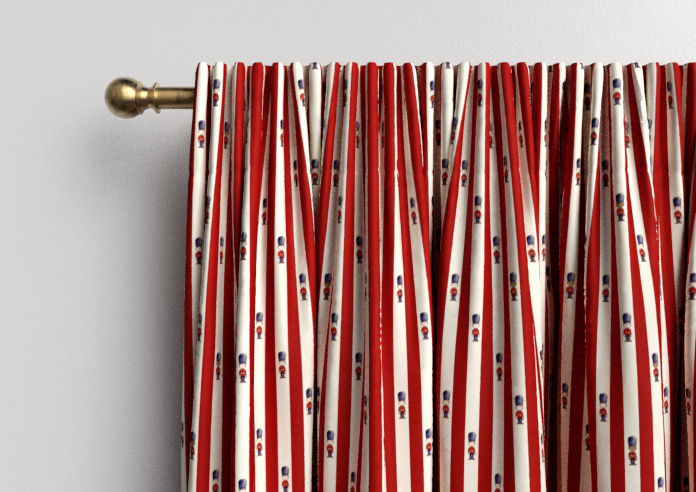 Kings Breakfast, Stripe Kingsmen - Made to Measure Curtains - Image 9